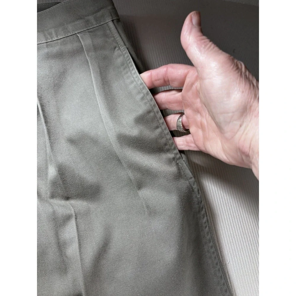 Vtg Polo‎ Ralph Lauren Men's Chino Khaki Pants Pleated 35X32 Preppy Designer